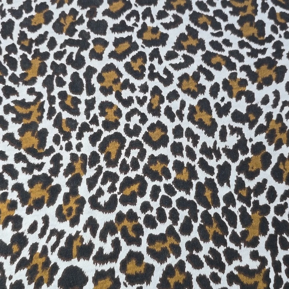 J. Crew Leopard Print Tissue Turtleneck Women's Size XS